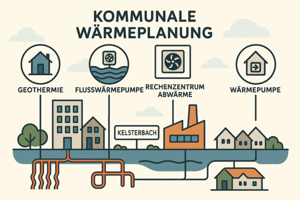 Kommunale Wärmeplanung allgemein Kelsterbach